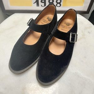 Comme des Garcons CDG x Dr Martens Velvet Mary Janes